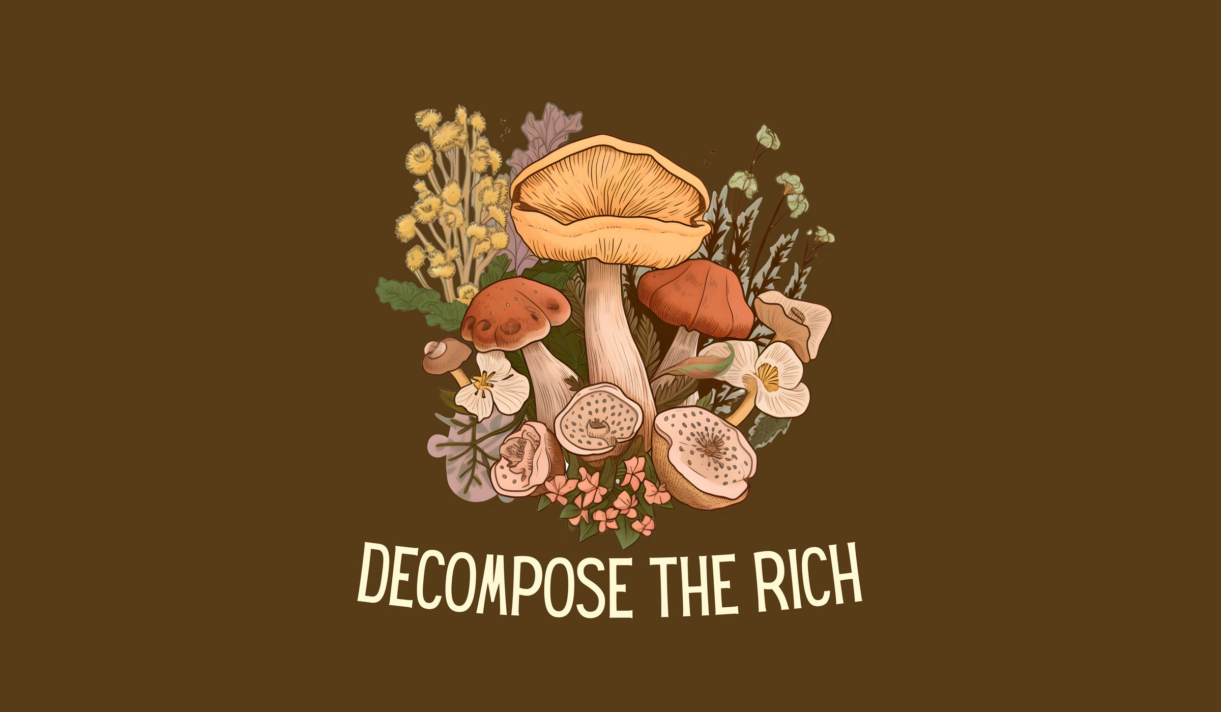Decompose the Rich! sticker