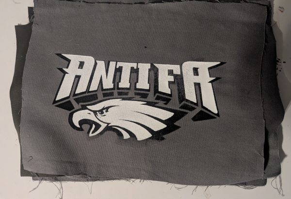 Eagles / Antifa 2 color large patches