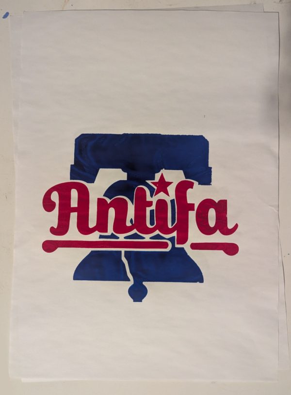 Phillies / Antifa poster